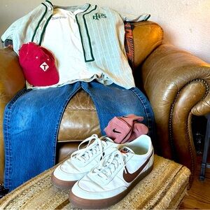 Infinity by Classic Pinstripe Baseball Jersey